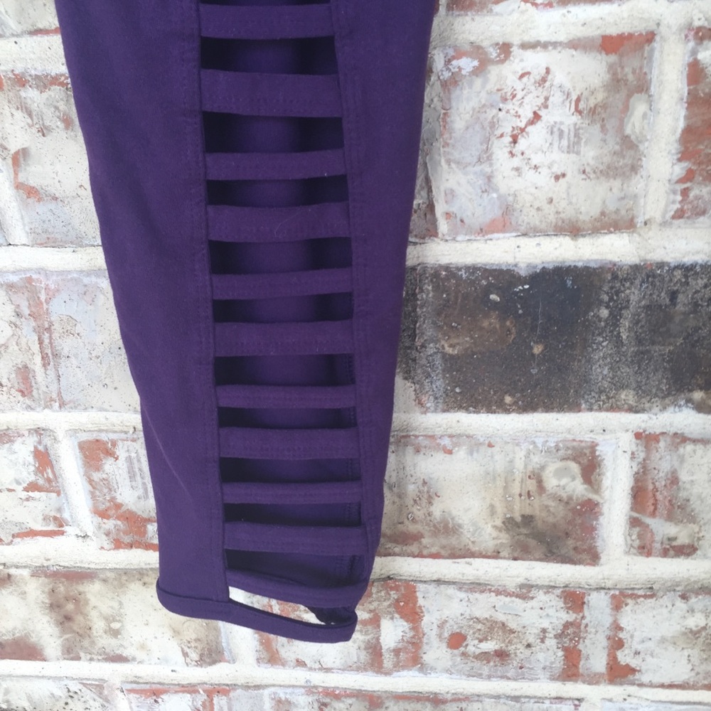 Marika Orchid Vent High Waist Lattice Leggings M - Picture 13 of 14